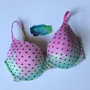 Watermelon tie dye bra